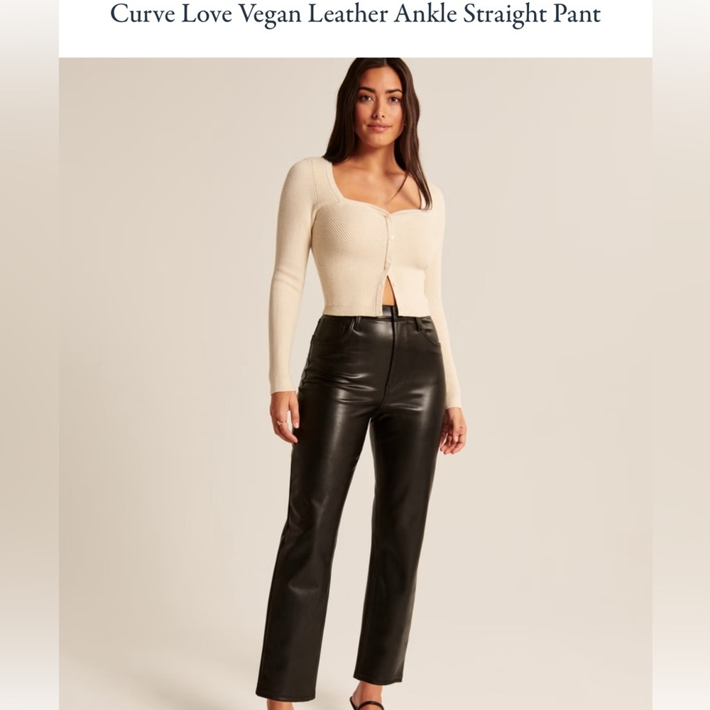 Abercrombie & Fitch the ankle straight ultra high rise